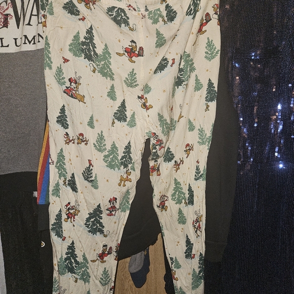 Disney Christmas pajama pants. Mickey Mouse. Minnie. Donald. Pluto. - Picture 2 of 3